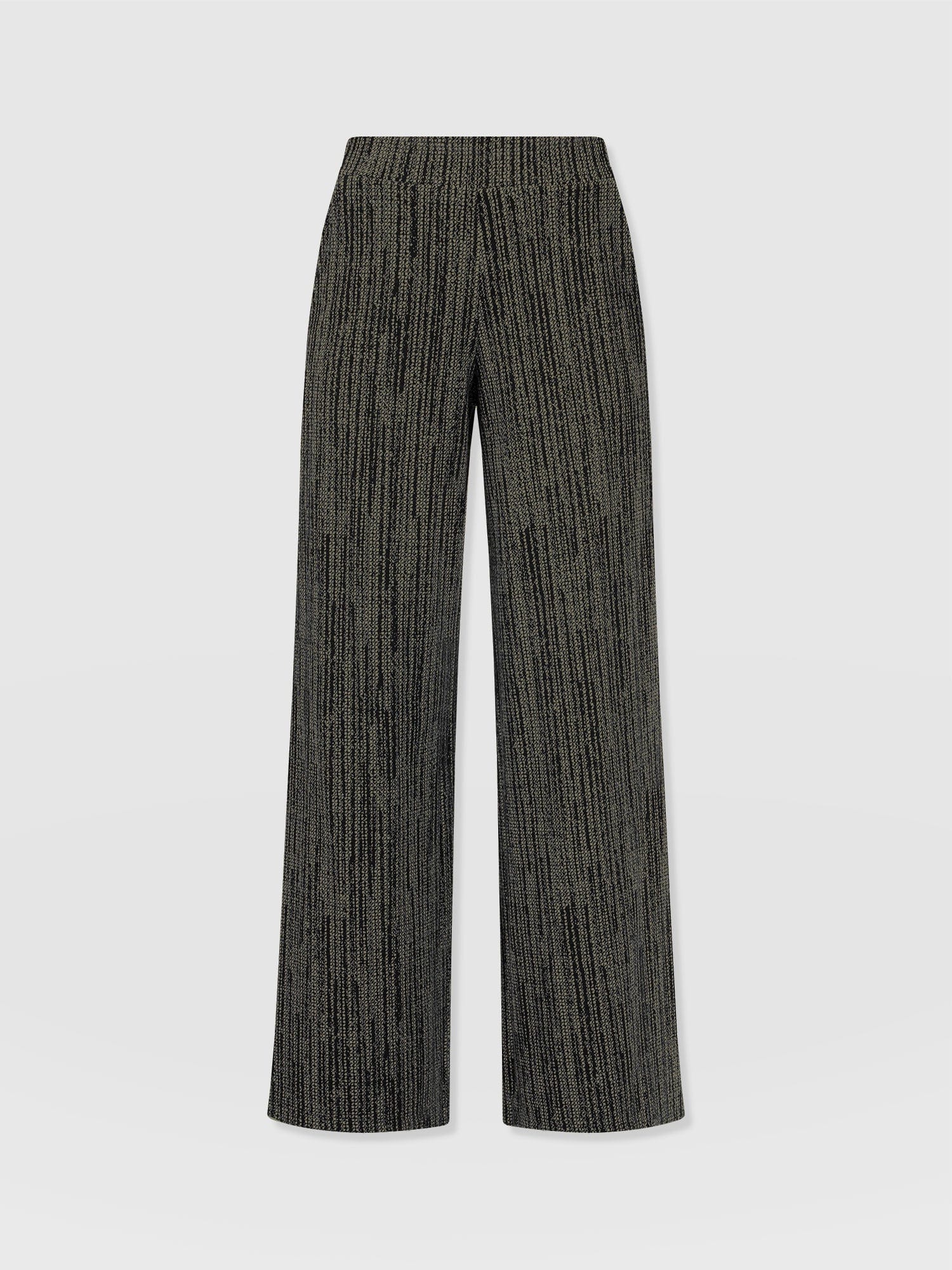 Keller Wide Leg Pant Green Texture - Women's Pants | Saint + Sofia® US