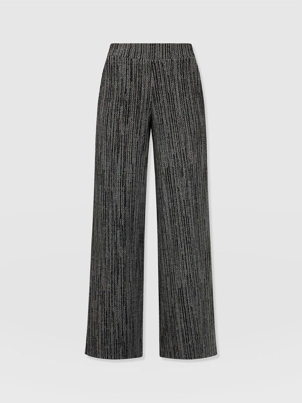 Keller Wide Leg Pant Grey/Black - Women's Pants | Saint + Sofia® US