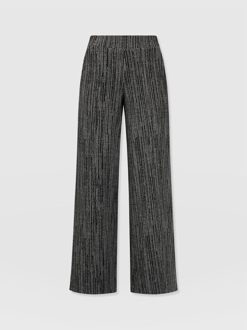 Keller Wide Leg Pant Grey/Black - Women's Pants | Saint + Sofia® US