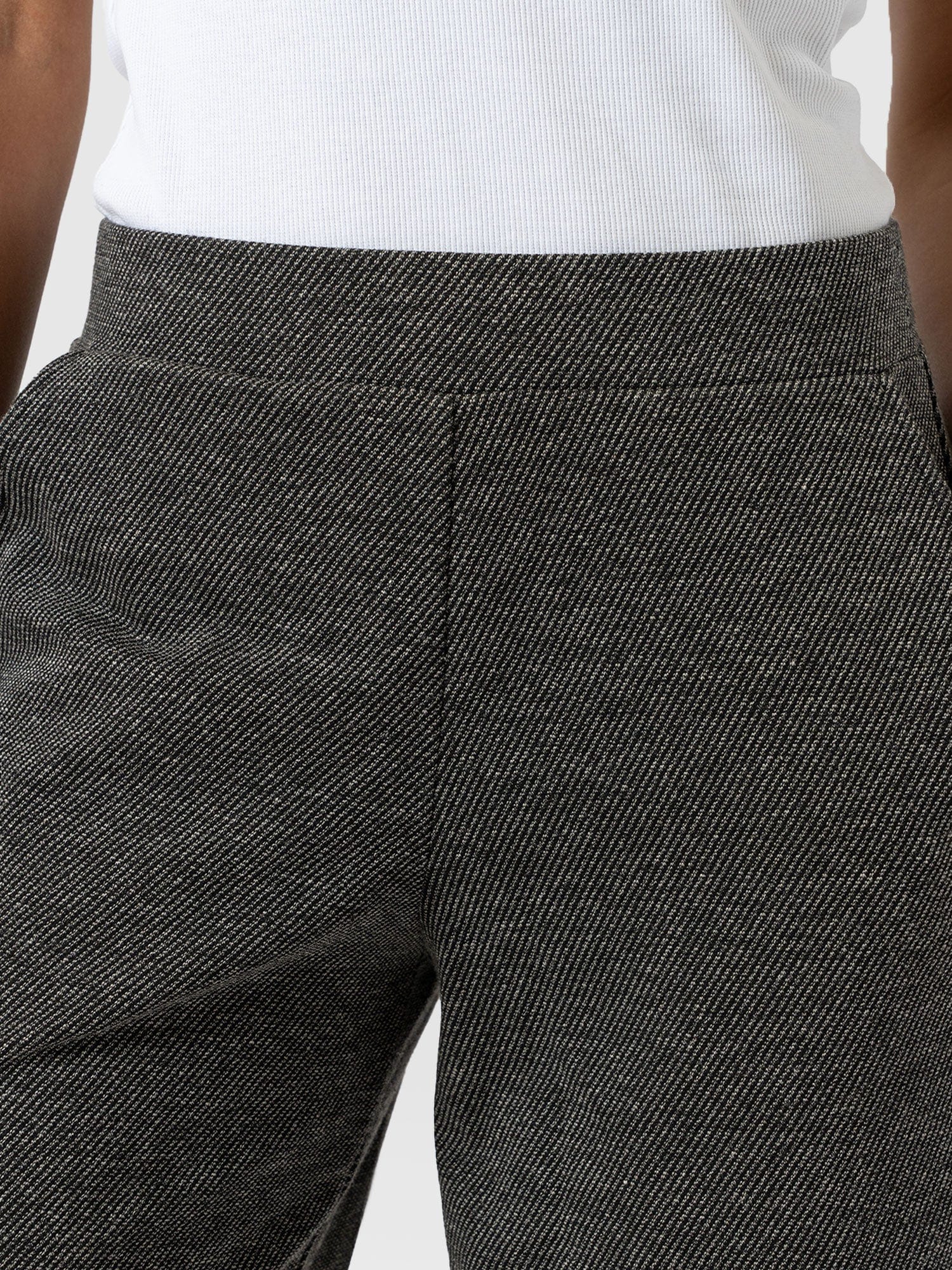 Keller Wide Leg Pant - Grey Twill - Women's Trousers | Saint + Sofia® US