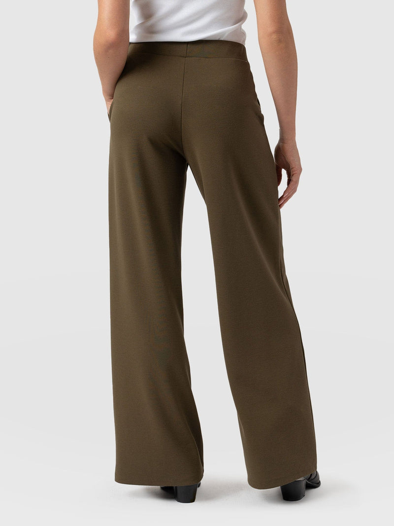 Keller Wide Leg Pant Khaki - Women's Pants | Saint + Sofia® US