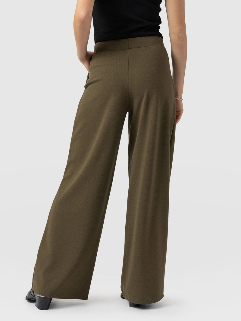 Keller Wide Leg Pant Khaki - Women's Pants | Saint + Sofia® US