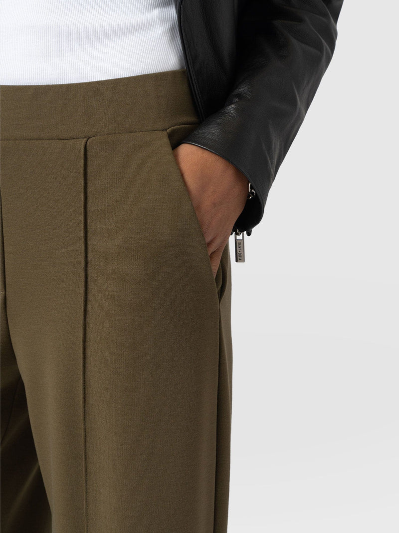 Keller Wide Leg Pant Khaki - Women's Pants | Saint + Sofia® US