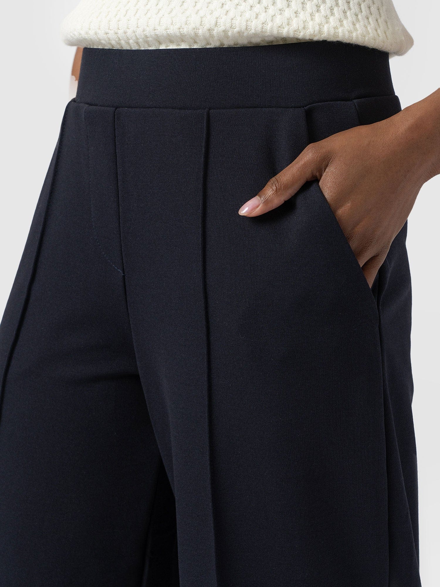 Keller Wide Leg Pant Navy - Women's Pants | Saint + Sofia® USA