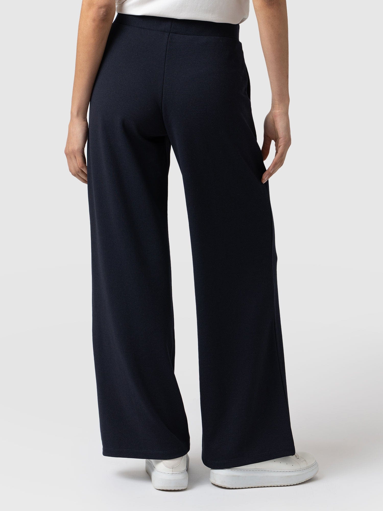 Keller Wide Leg Pant Navy Women's Pants Saint + Sofia® USA — free download