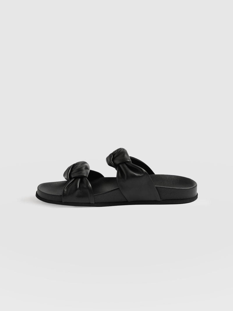 Kingston Knot Sandal Black - Women's Sandals | Saint + Sofia® USA