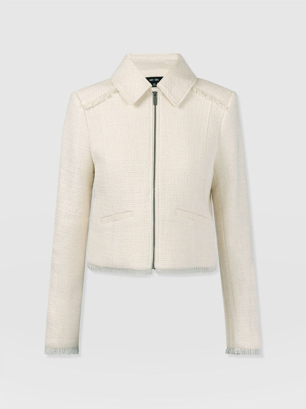 Kinley Jacket Cream - Women's Jackets | Saint + Sofia® US