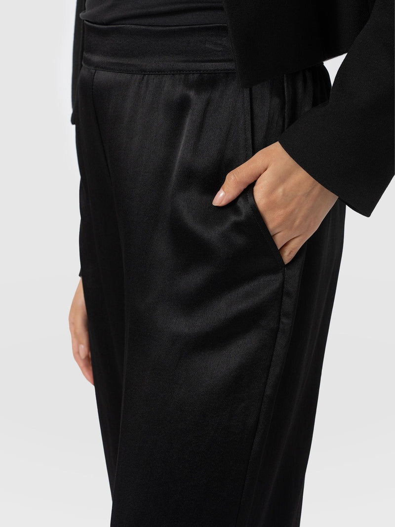 Langley Wide Leg Pant Black - Women's Pants | Saint + Sofia® US