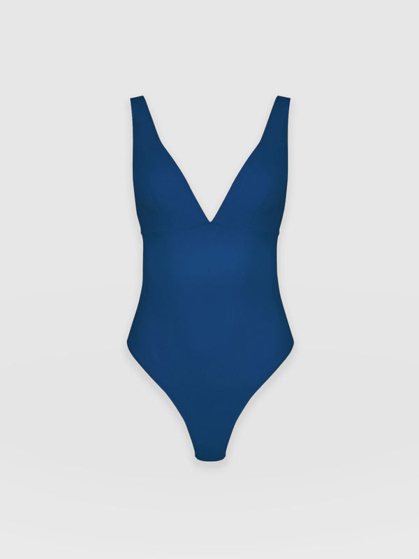 Levana Swimsuit Navy - Women's Swimwear | Saint + Sofia® UK