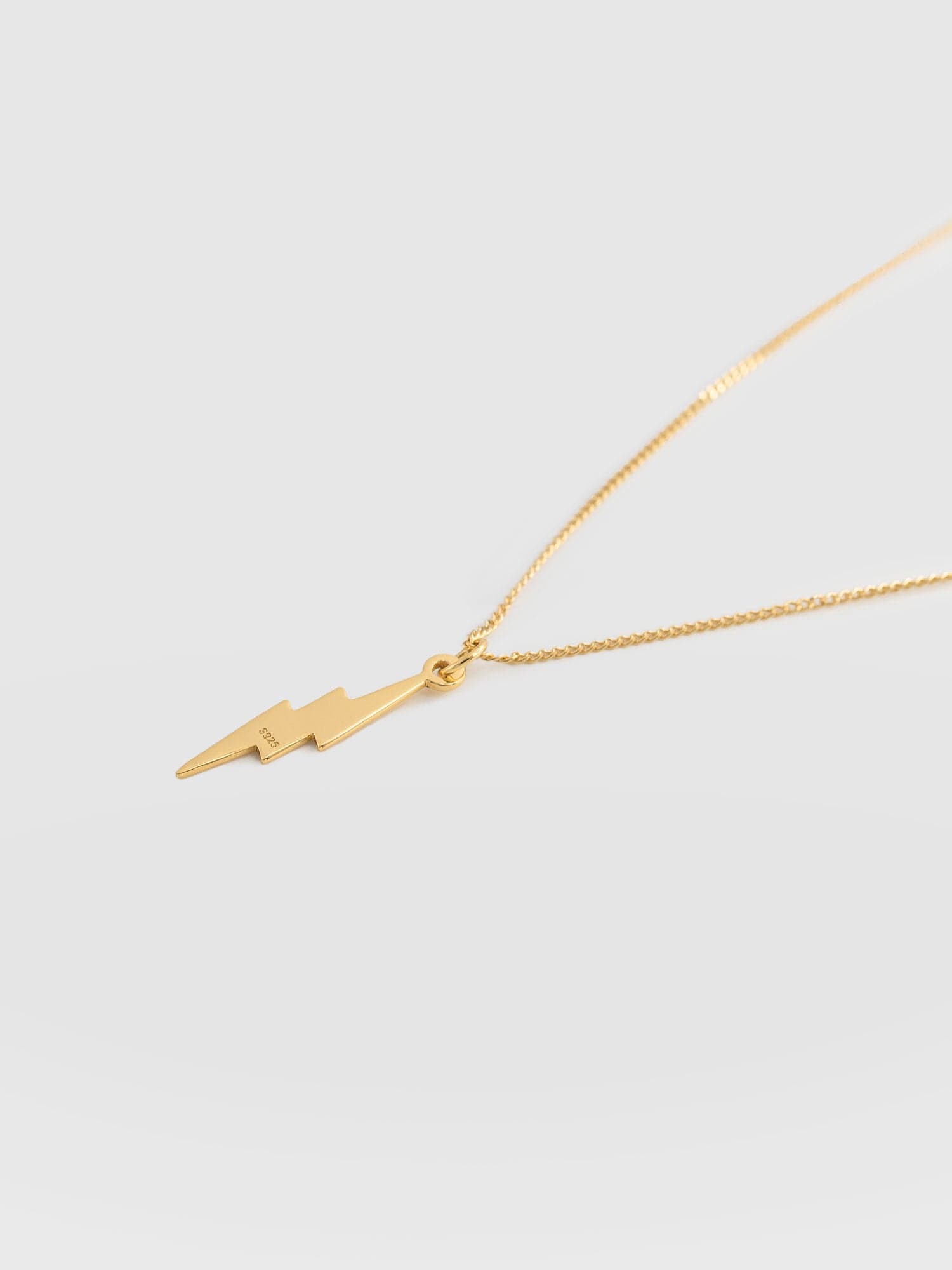 Lightning Bolt Pendant Necklace Gold - Women's Necklaces | Saint + Sofia® USA