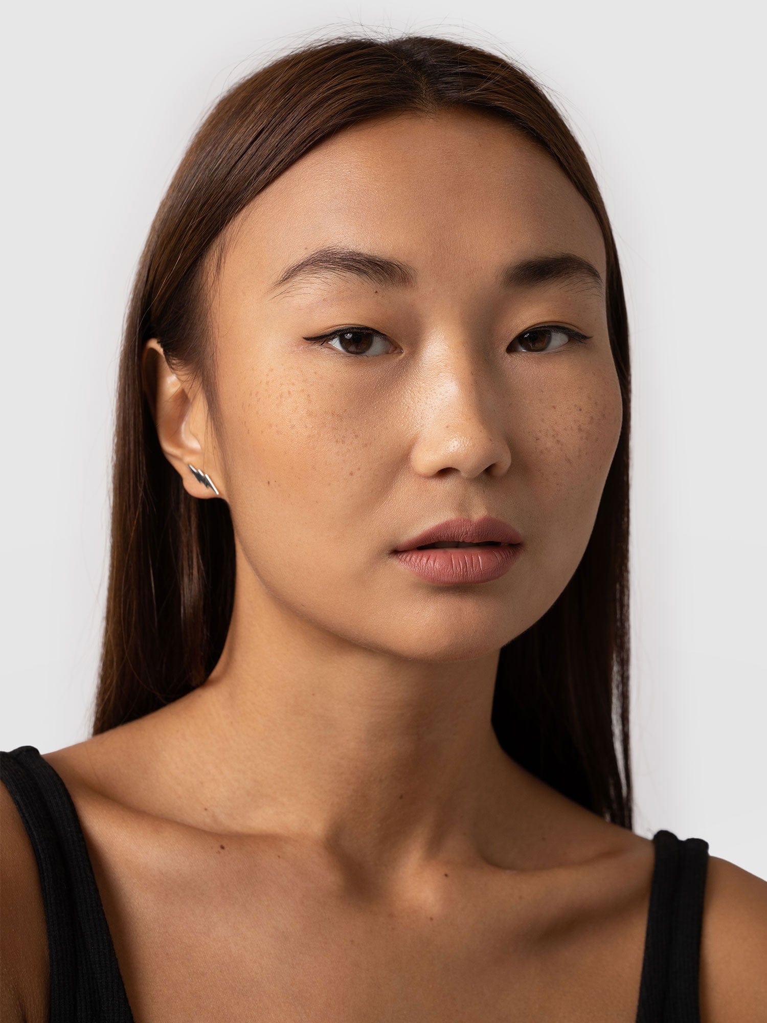 Lightning Bolt Stud Earrings Gold - Women's Earrings | Saint + Sofia® USA