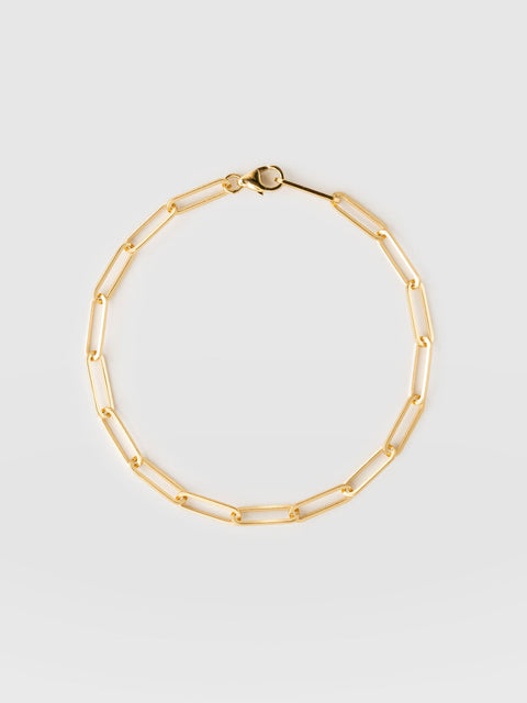 Link Chain Bracelet Gold - Women's Jewellery | Saint + Sofia® USA