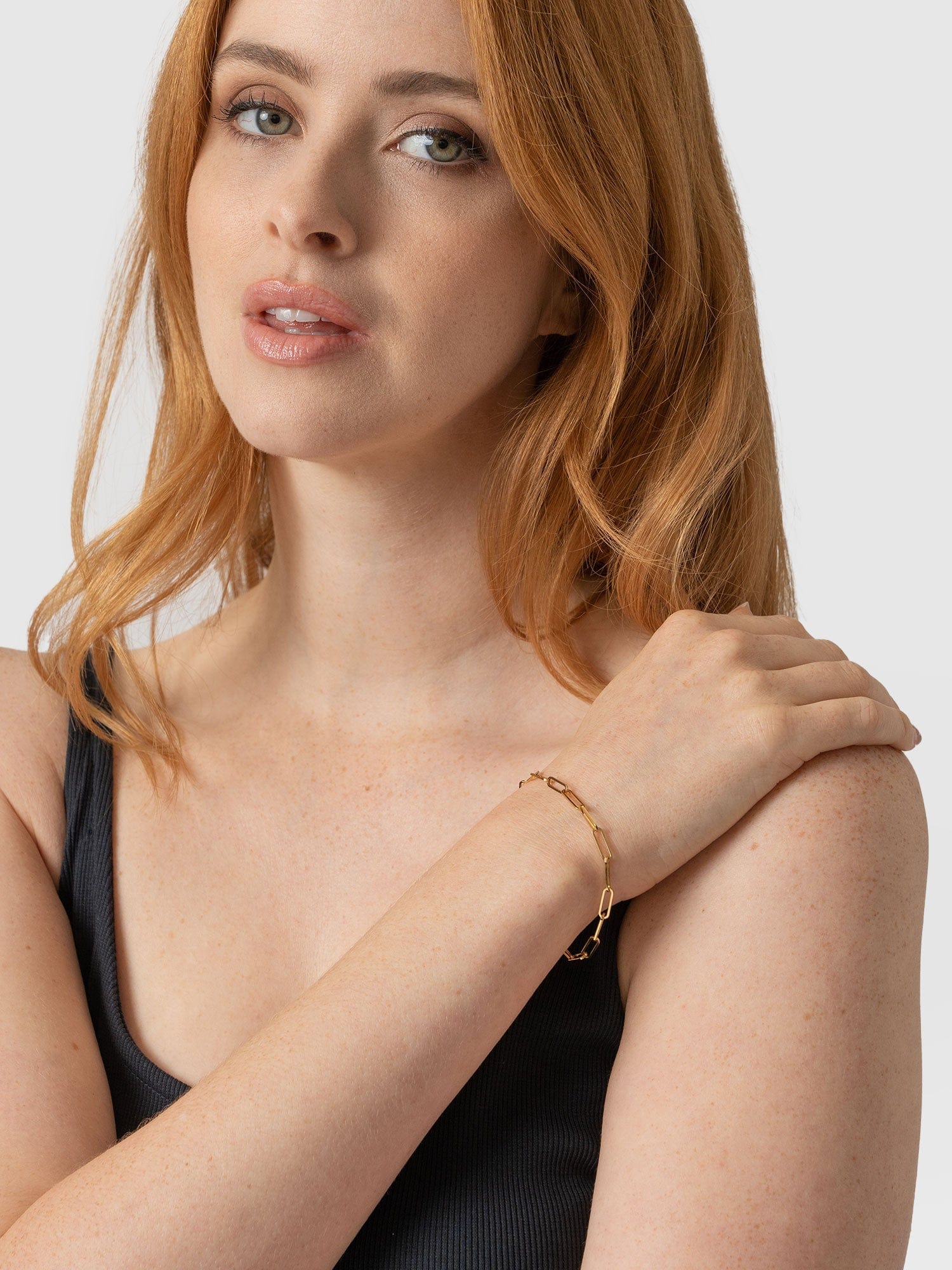 Link Chain Bracelet Gold - Women's Jewellery | Saint + Sofia® USA