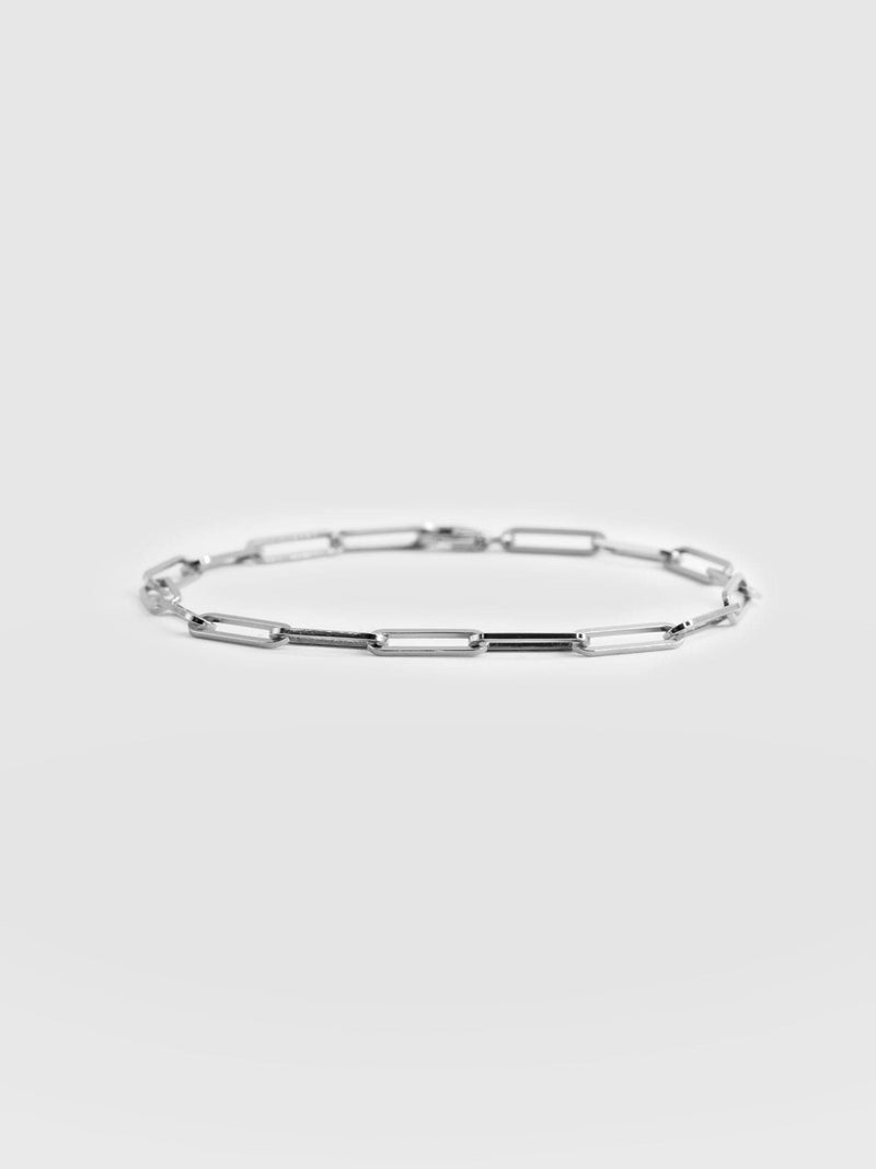 Link Chain Bracelet Silver - Women's Jewellery | Saint + Sofia® USA