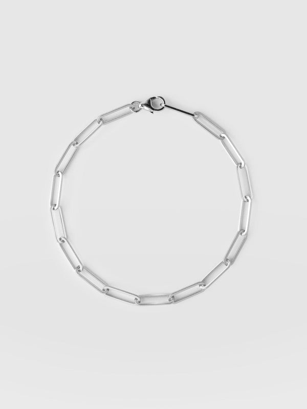 Link Chain Bracelet Silver - Women's Jewellery | Saint + Sofia® USA