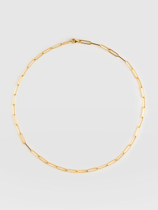 Link Chain Necklace Gold - Women's Jewellery | Saint + Sofia® USA