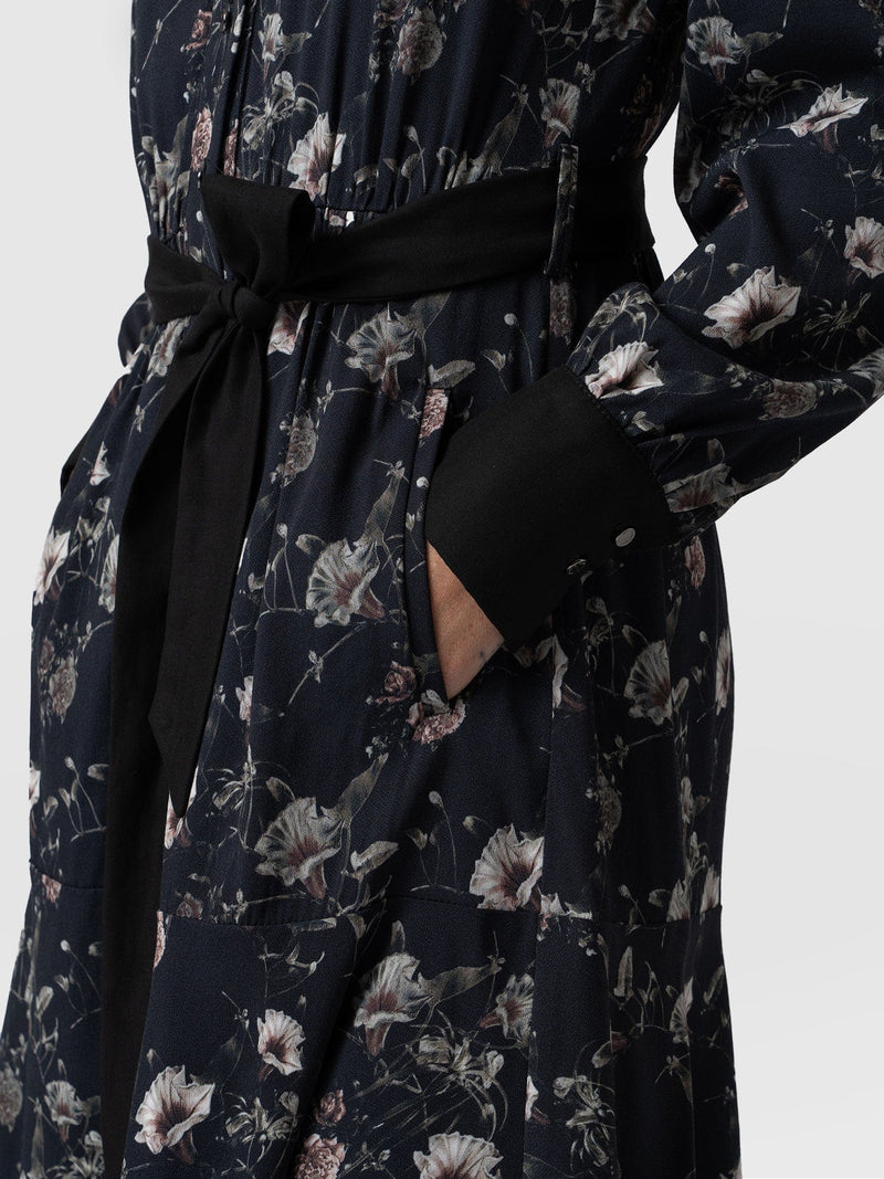 Lori Fit & Flare Dress in Dark Elegance - Women's Dresses | Saint + Sofia® USA