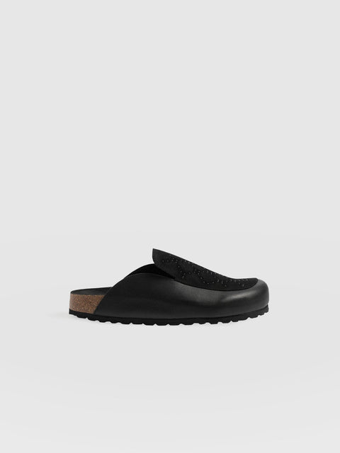 Lottie Studded Clogs Black - Women's Shoes | Saint + Sofia® USA