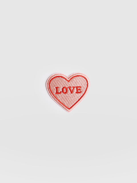 Love Heart Sticker Badge - Pink - Women's Accessories | Saint + Sofia® USA