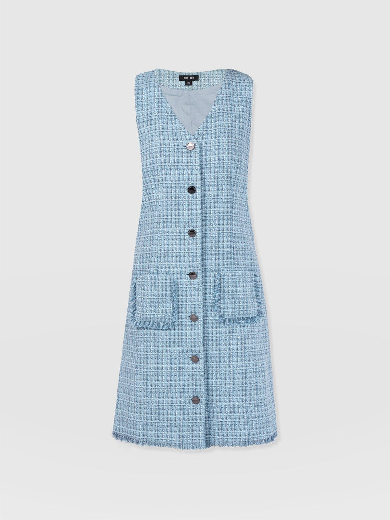 Luther Mini Dress Pale Blue - Women's Dresses | Saint + Sofia® US