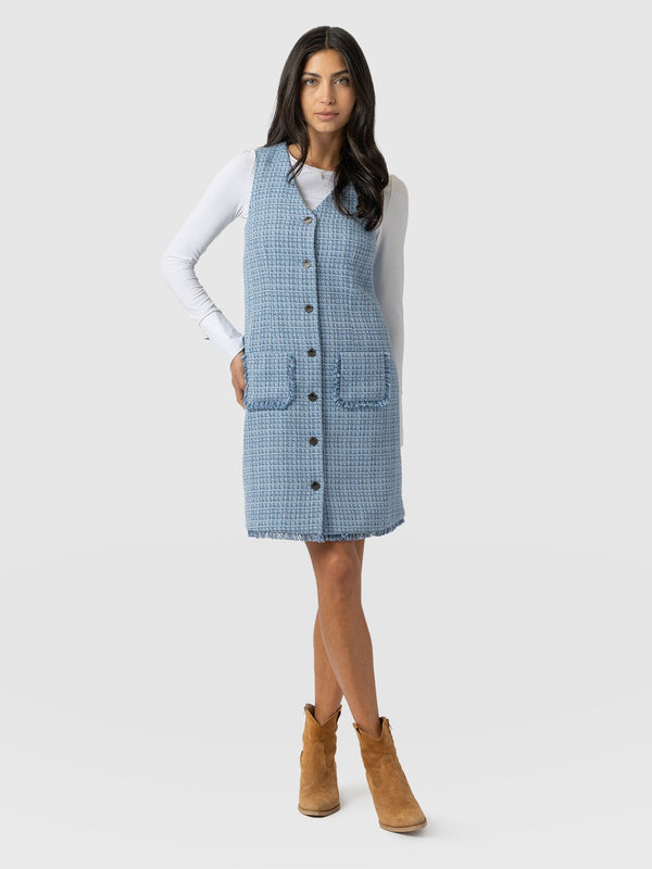 Luther Mini Dress Pale Blue - Women's Dresses | Saint + Sofia® US