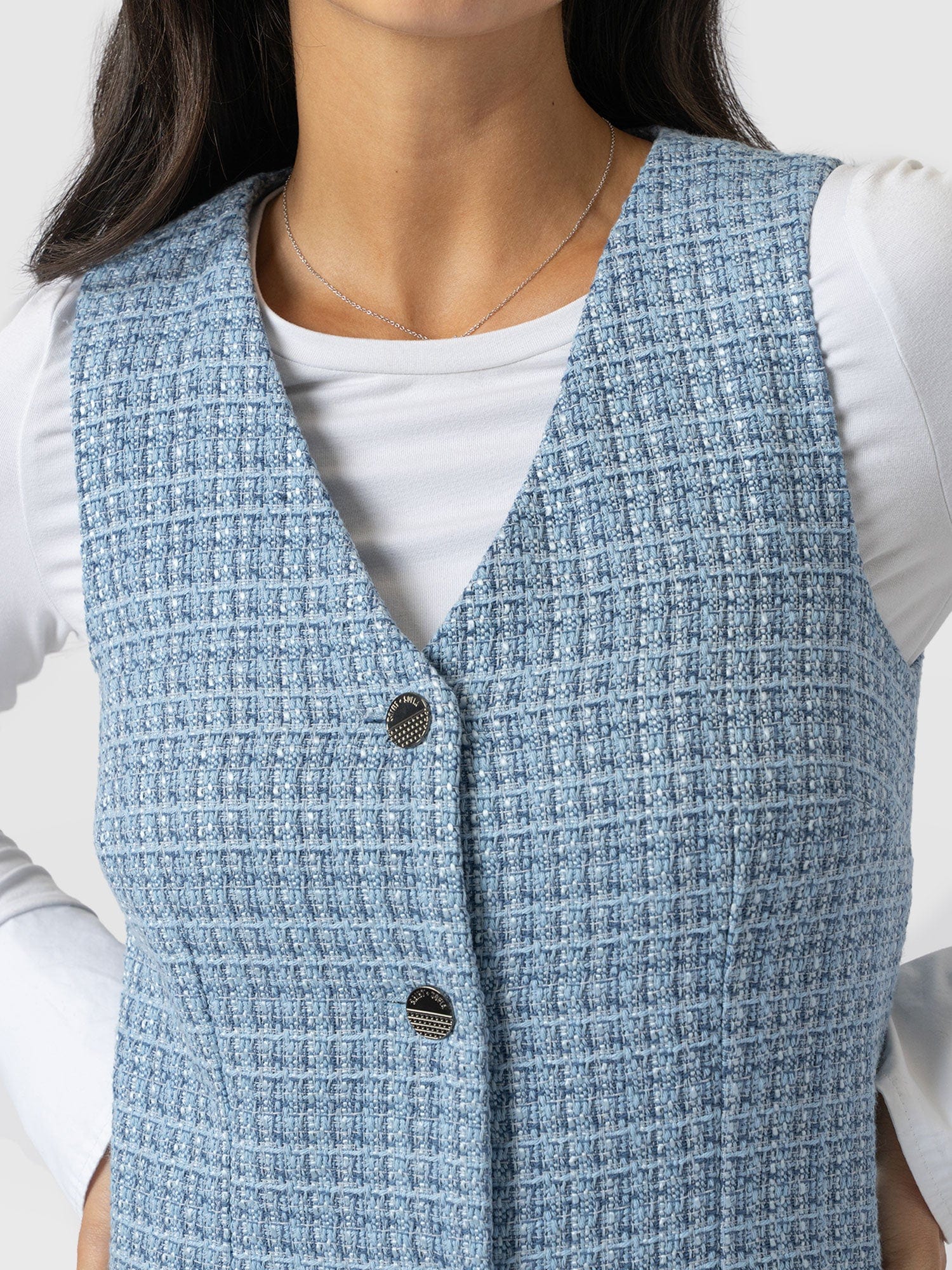 Luther Mini Dress Pale Blue - Women's Dresses | Saint + Sofia® US