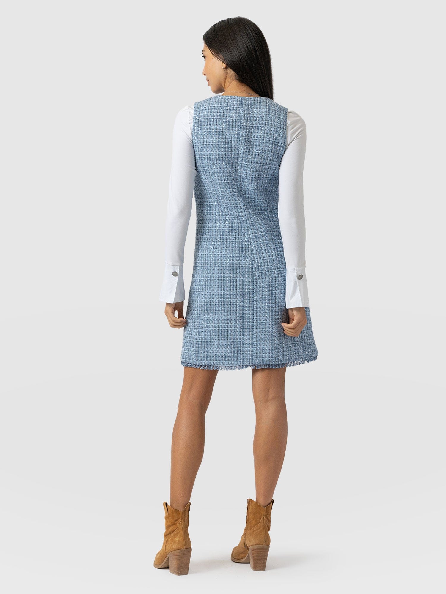 Luther Mini Dress Pale Blue - Women's Dresses | Saint + Sofia® US