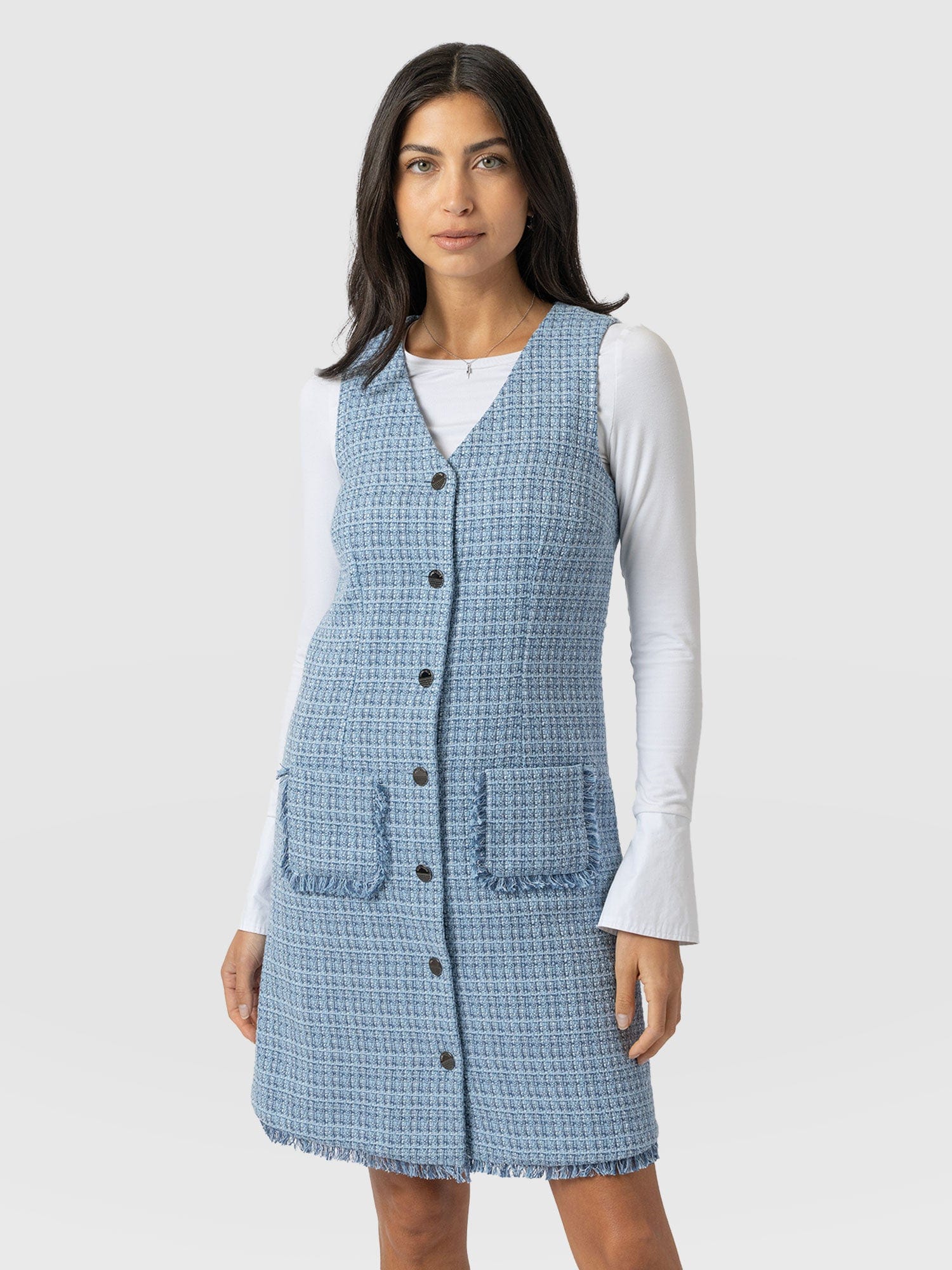 Luther Mini Dress Pale Blue - Women's Dresses | Saint + Sofia® US