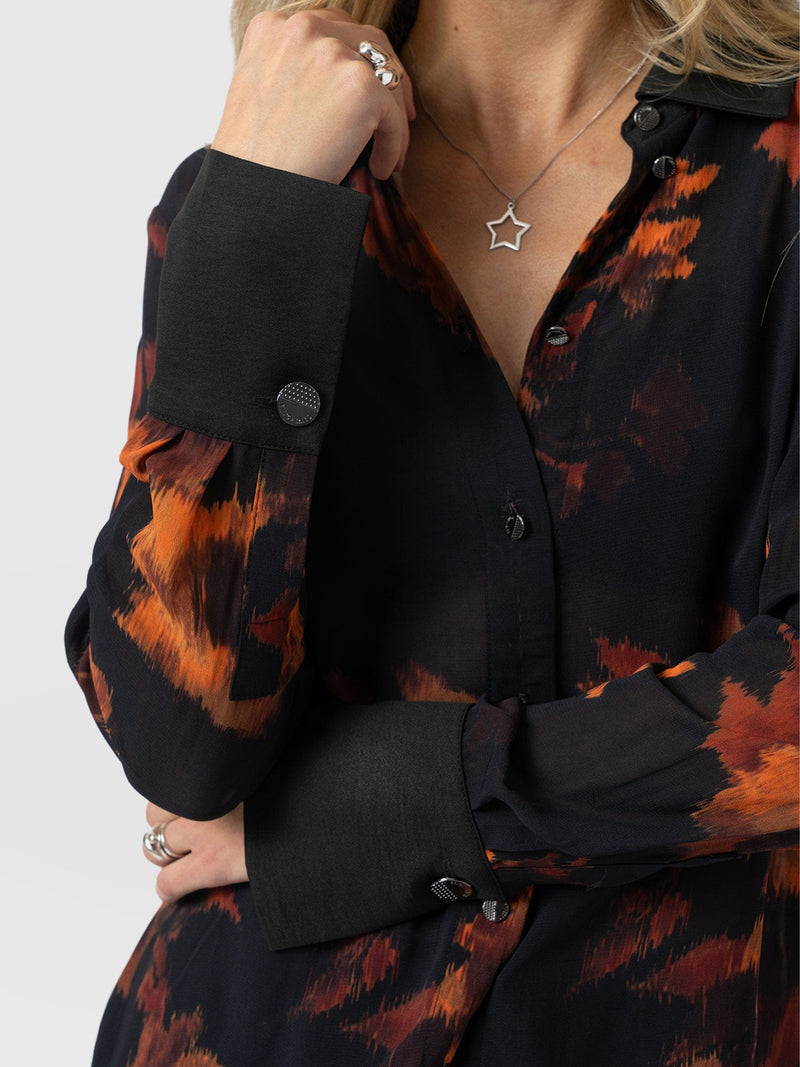 Madison Shirt - Autumn Floral - Women's Blouses | Saint + Sofia® USA