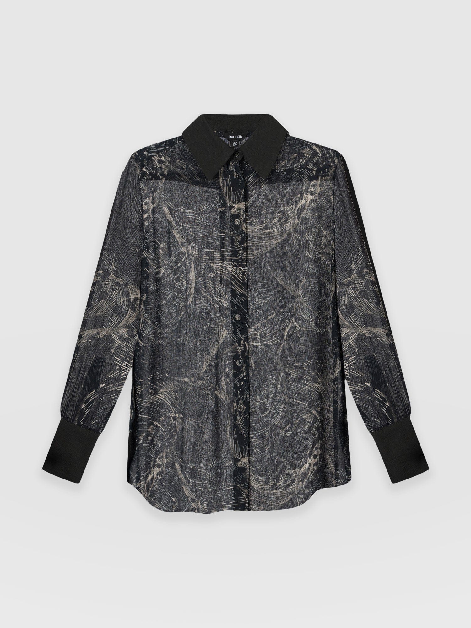 Madison Shirt Spot Feather - Women's Shirts | Saint + Sofia® UK