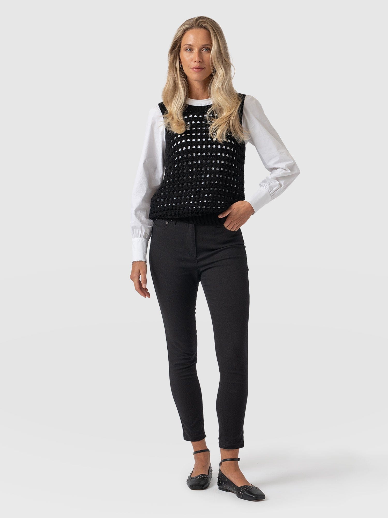 Maeva Skinny Pant Black - Women's Pants | Saint + Sofia® US