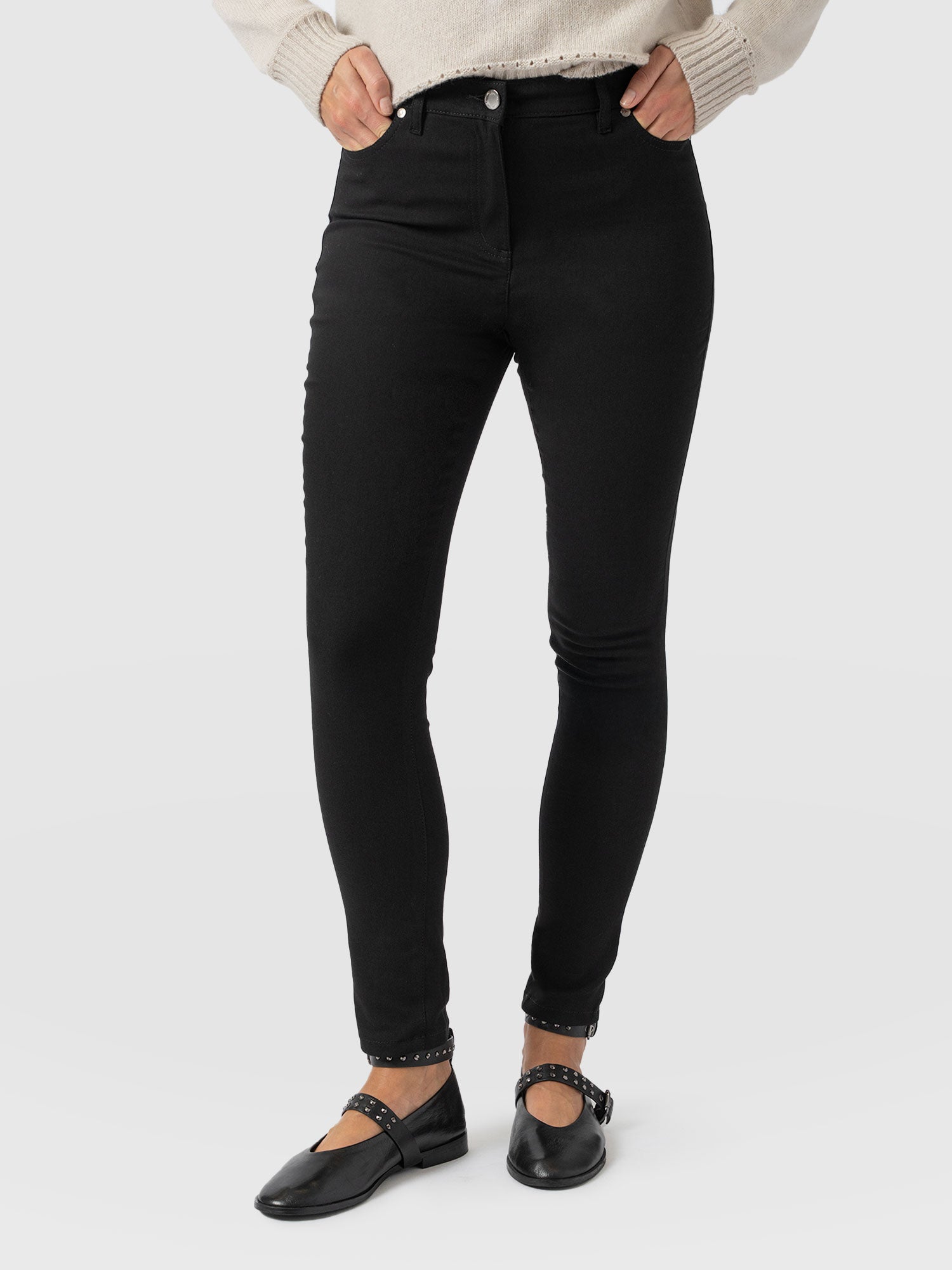 Maeva Skinny Pant Black - Women's Pants | Saint + Sofia® US