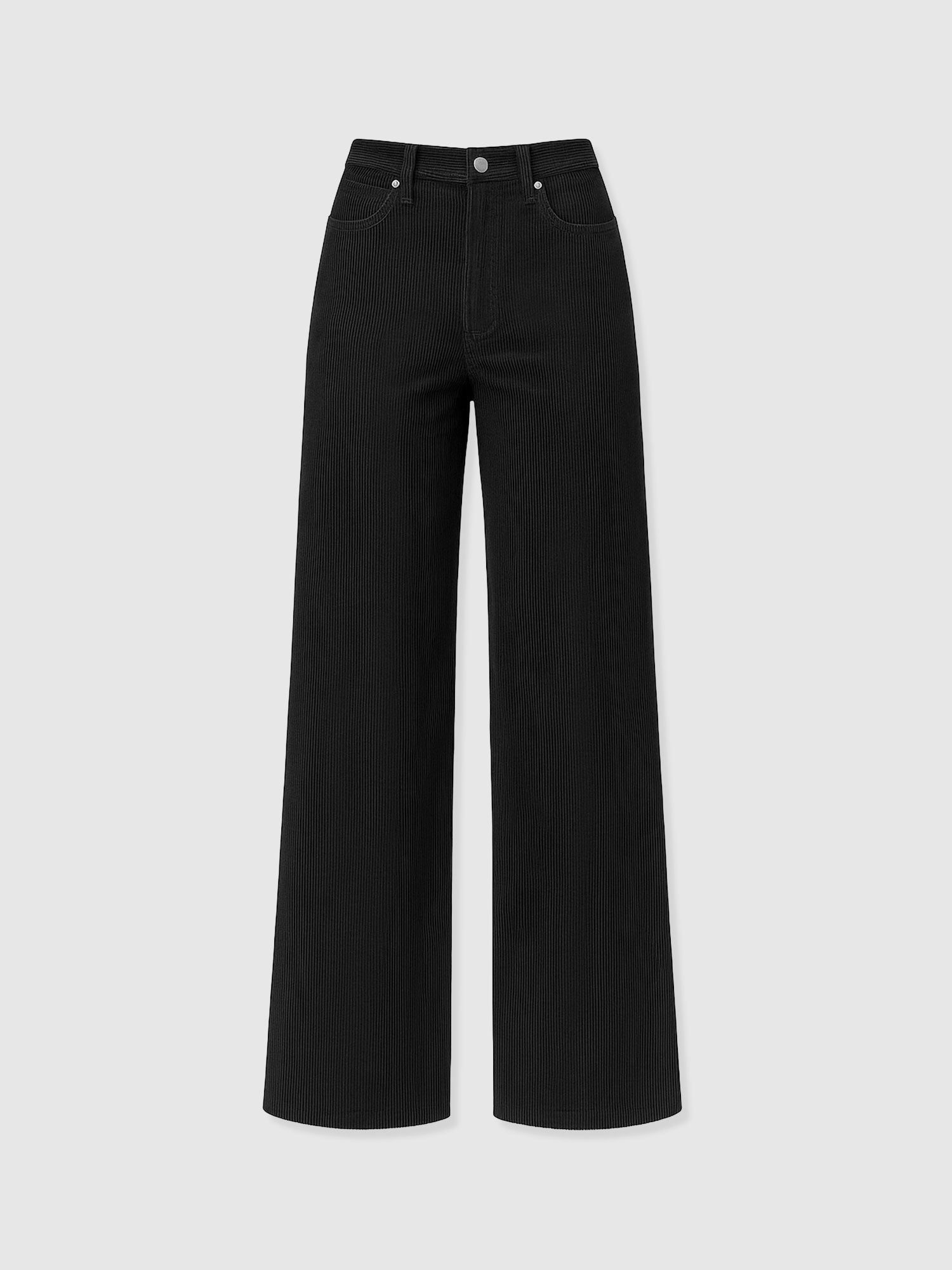 Maeve Wide Leg Pant - Black Cord - Women's Pants | Saint + Sofia® USA