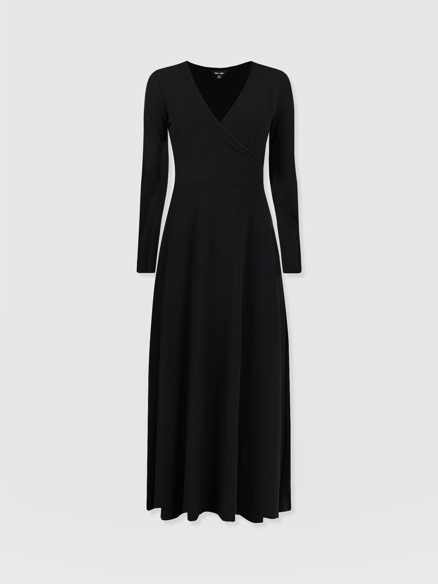 Maggie Wrap Dress Black - Women's Dresses | Saint + Sofia® USA