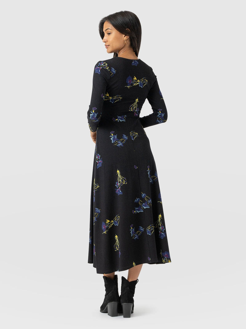 Maggie Wrap Dress Blue Lily Gardens - Women's Dresses | Saint + Sofia® US