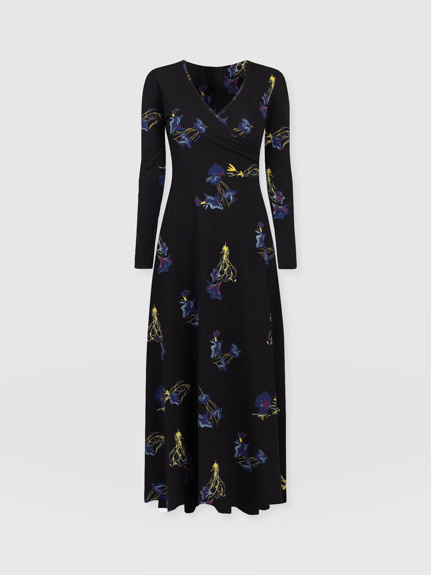 Maggie Wrap Dress Blue Lily Gardens - Women's Dresses | Saint + Sofia® US
