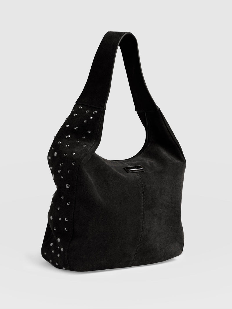 Margot Hobo Shoulder Bag Black - Women's Bags | Saint + Sofia® UK