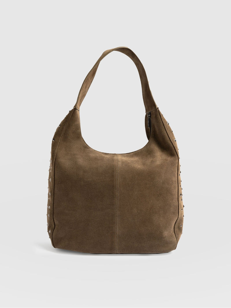 Margot Hobo Shoulder Bag Khaki - Women's Bags | Saint + Sofia® UK