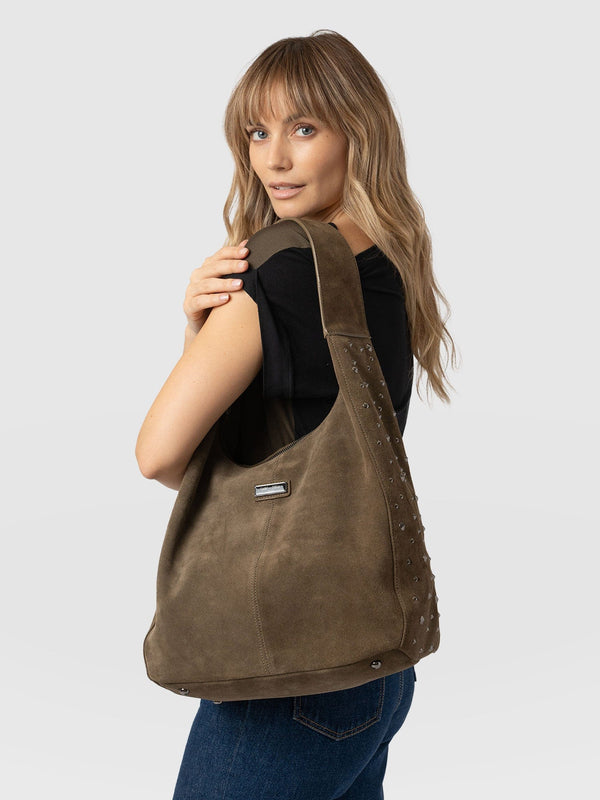 Margot Hobo Shoulder Bag Khaki - Women's Bags | Saint + Sofia® US