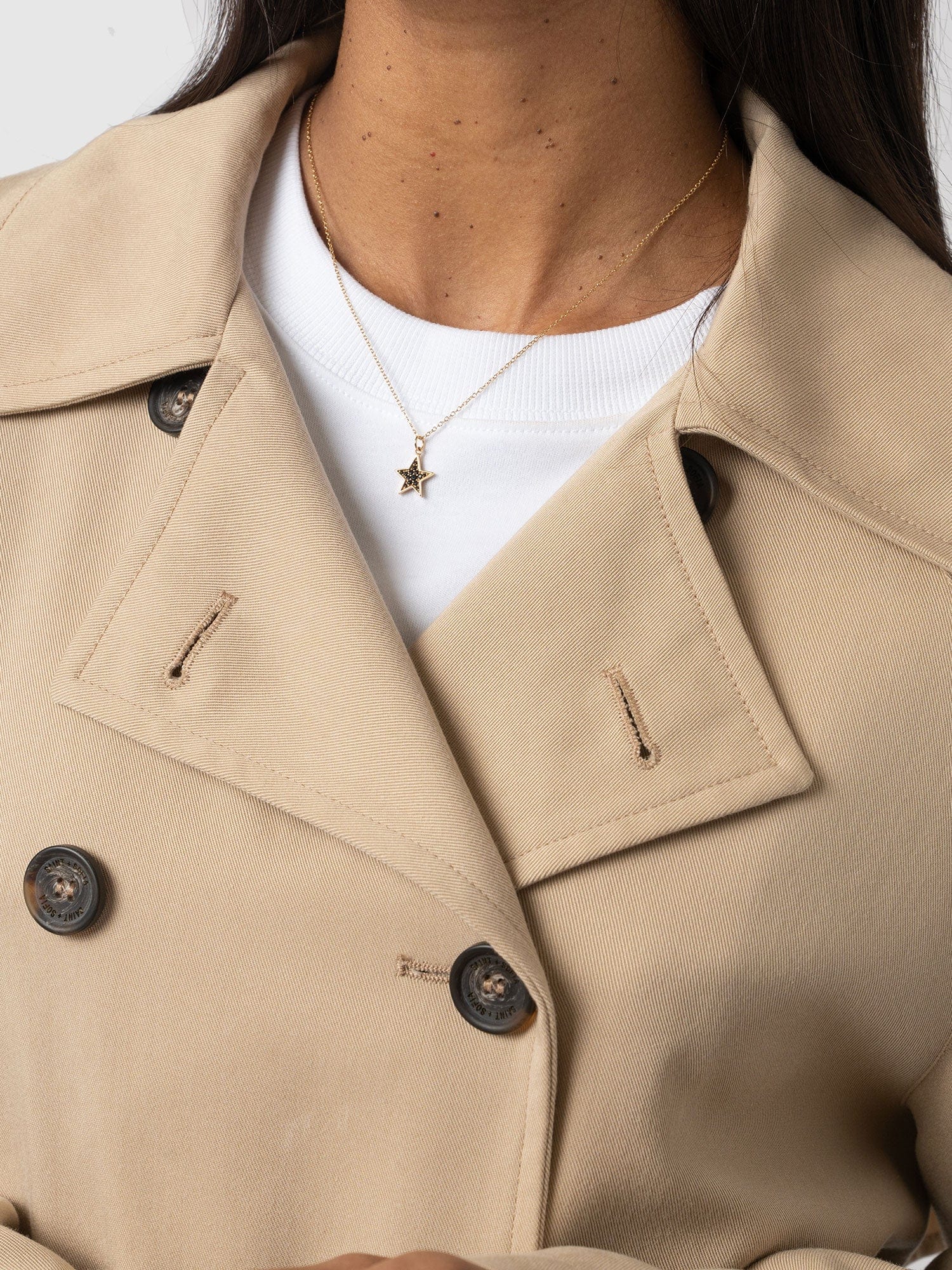 Marrian trench clearance coat