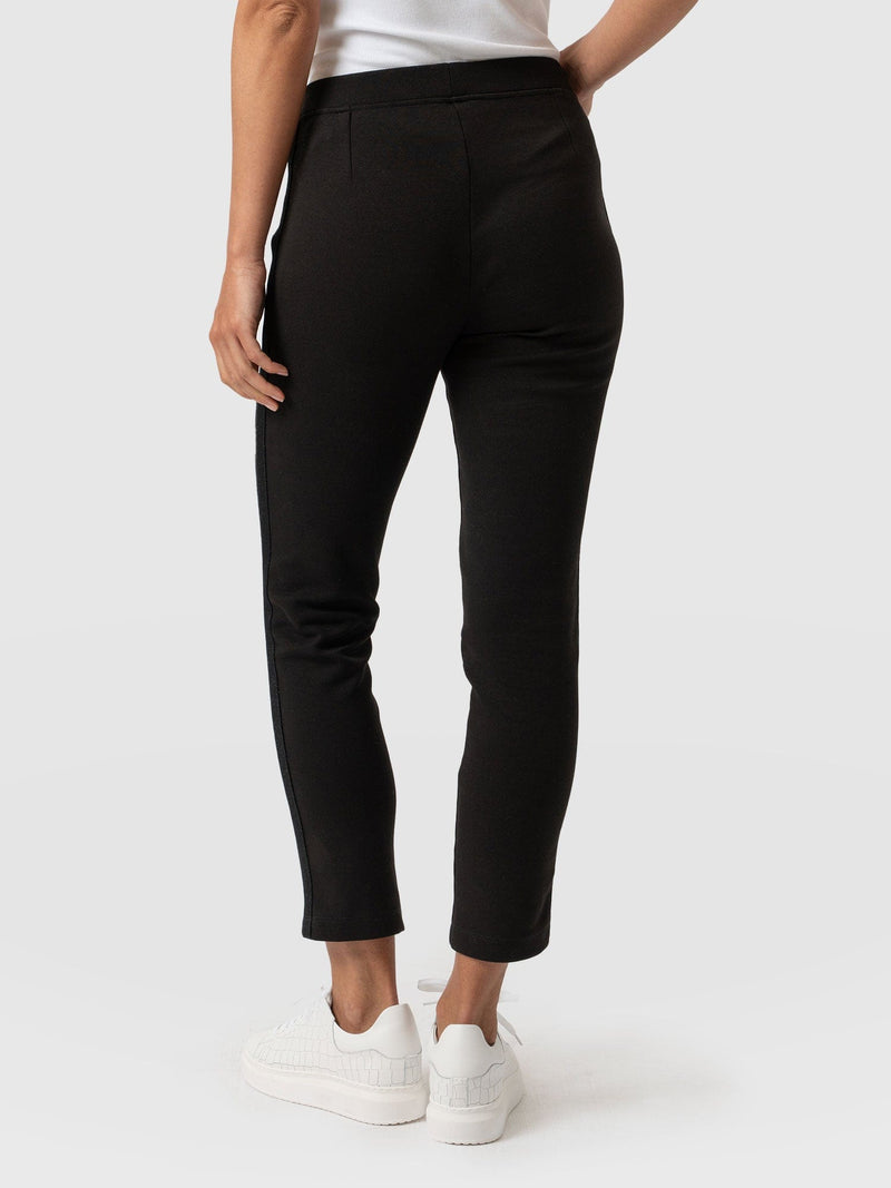 Marlow Tapered Pant Black - Women's Trousers | Saint + Sofia® USA