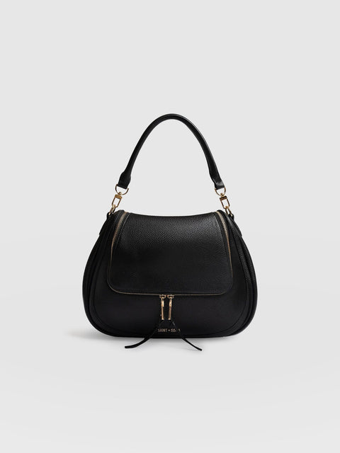 Marlowe Messenger Bag - Black - Women's Handbags | Saint + Sofia® USA