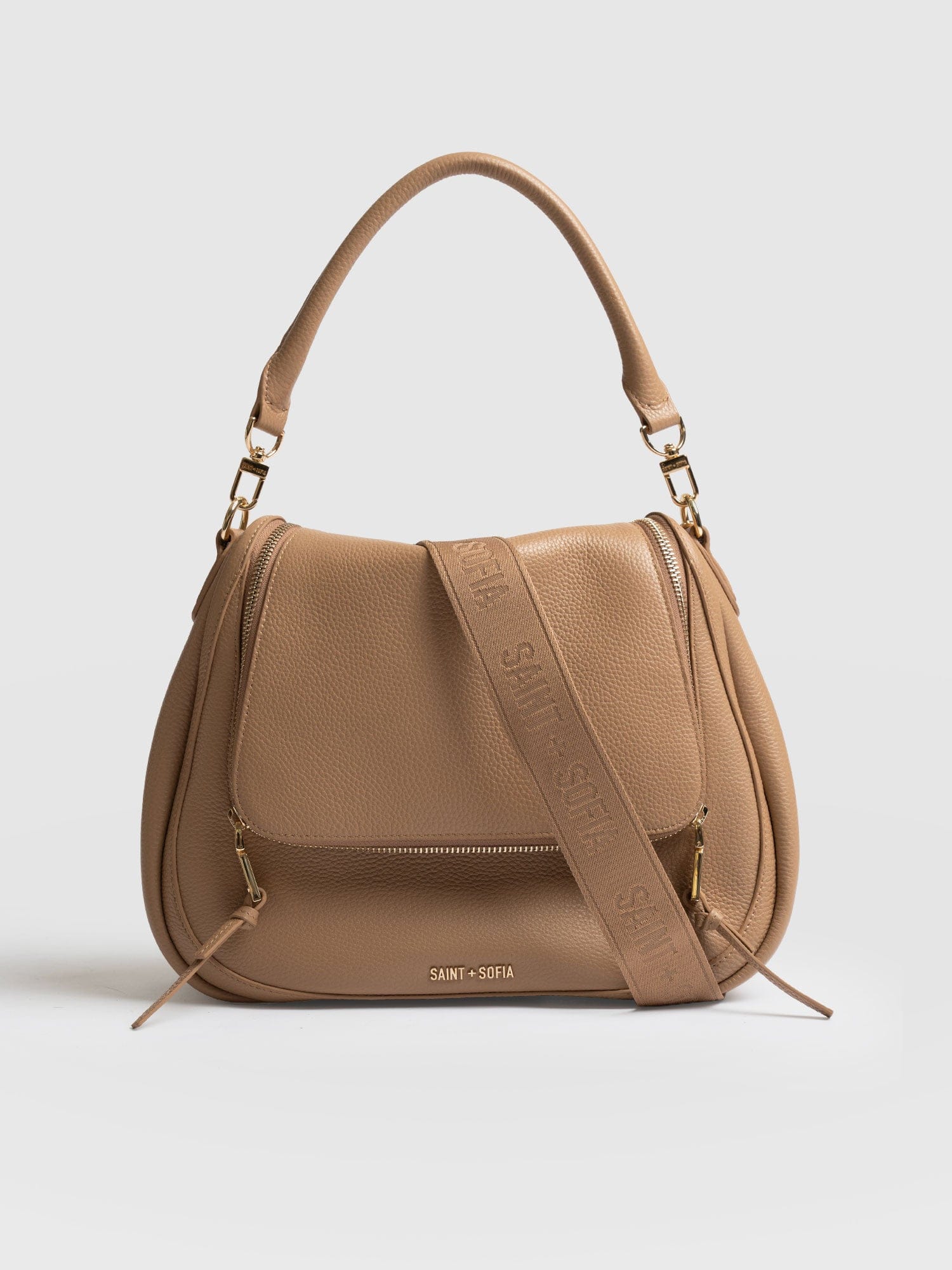 Marlowe Messenger Bag - Caramel - Women's Handbags | Saint + Sofia® USA