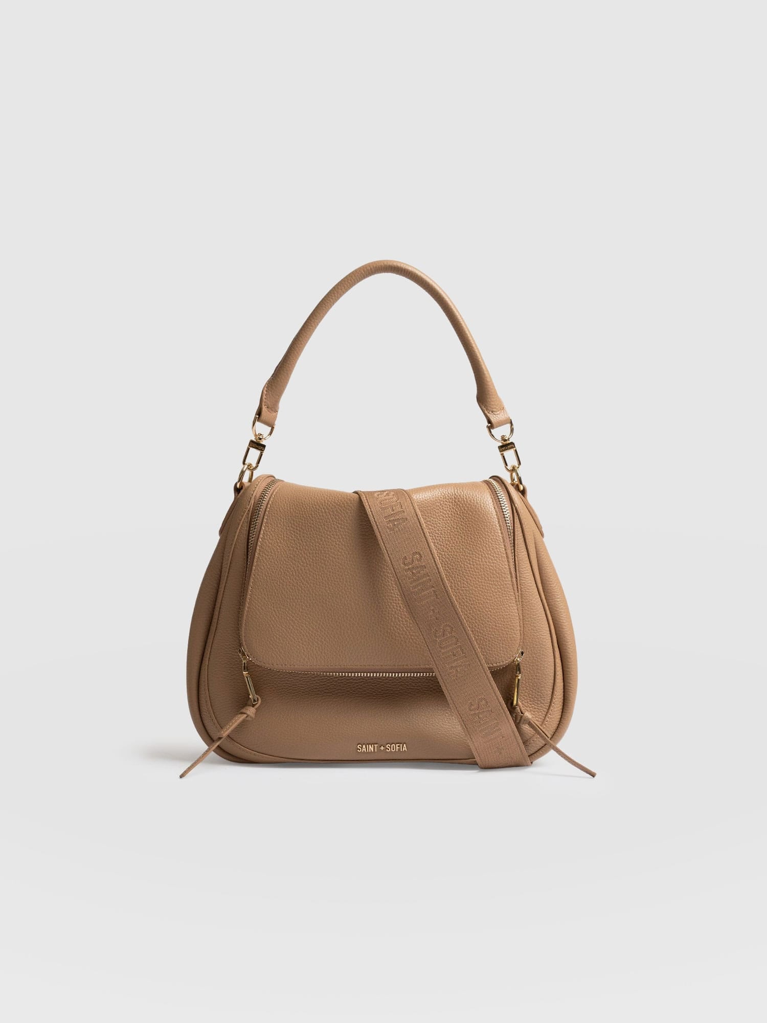 Marlowe Messenger Bag - Caramel - Women's Handbags | Saint + Sofia® USA