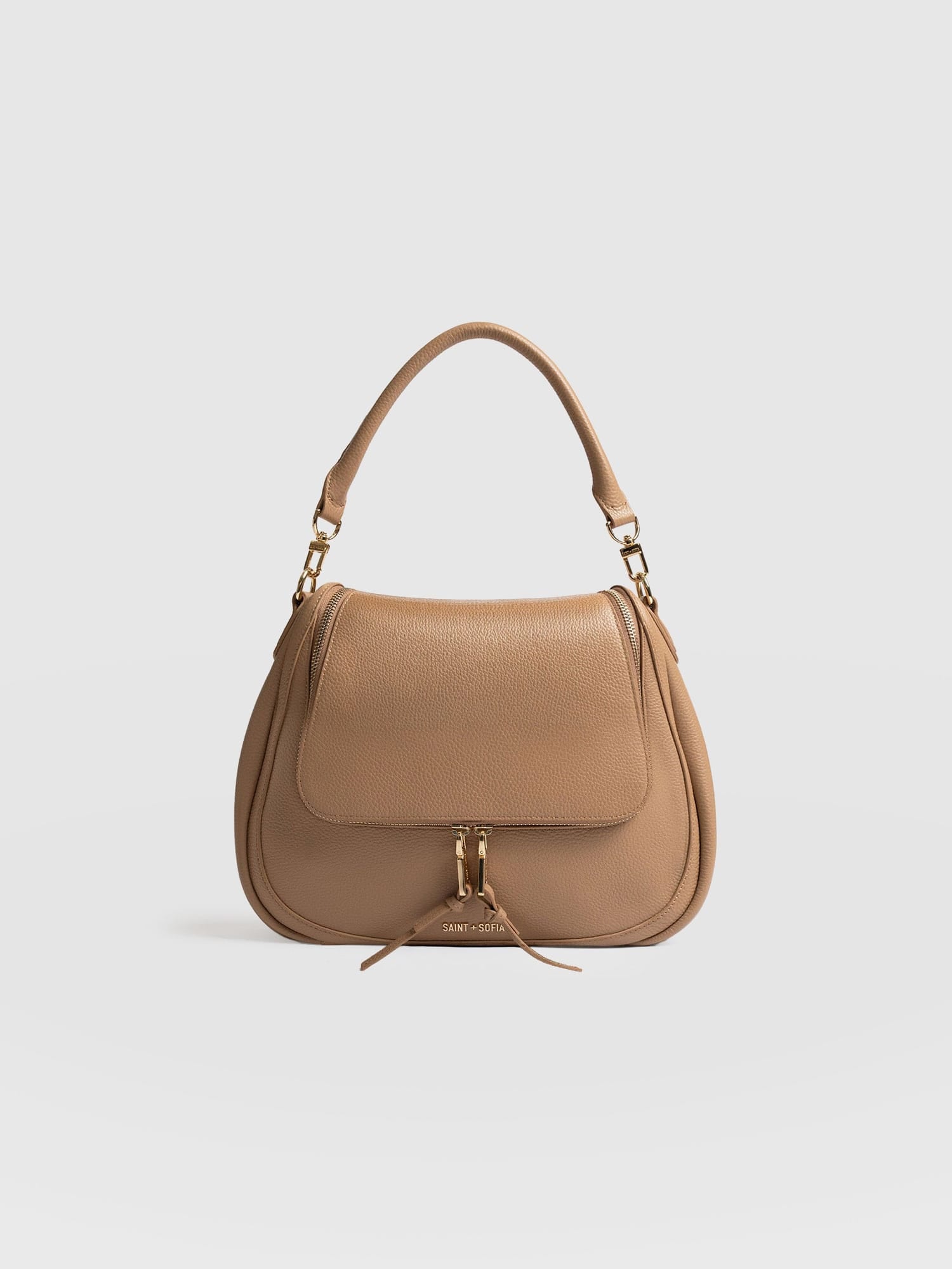 Marlowe Messenger Bag - Caramel - Women's Handbags | Saint + Sofia® USA