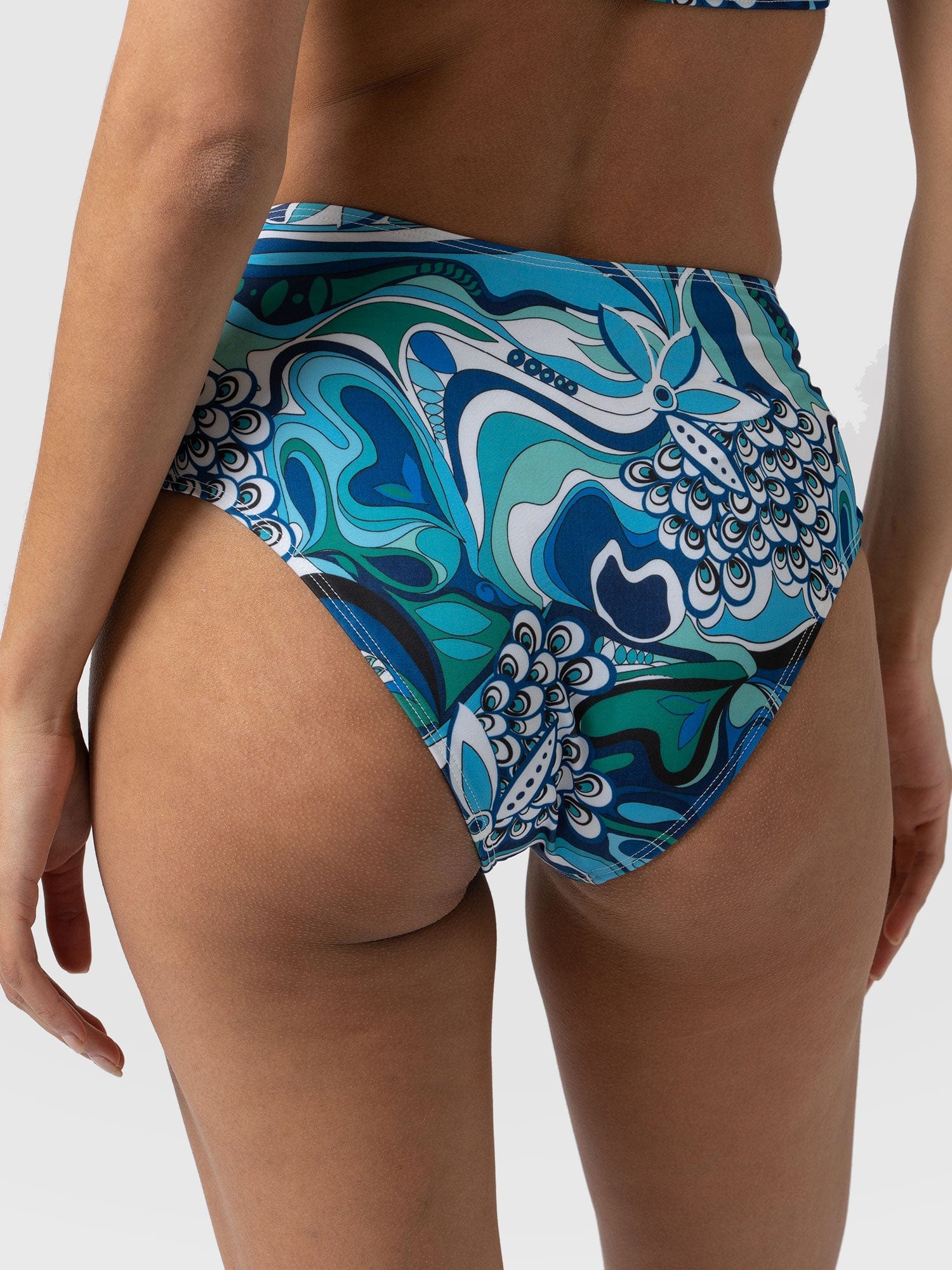 Maya Bandeau Bikini Bottom Paradise - Women's Swimwear | Saint + Sofia® USA