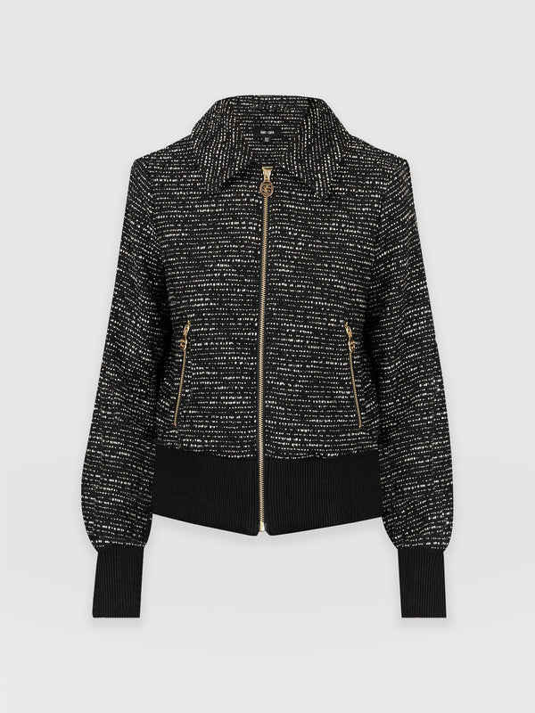 Melrose Jacket Black - Women's Jackets | Saint + Sofia® UK