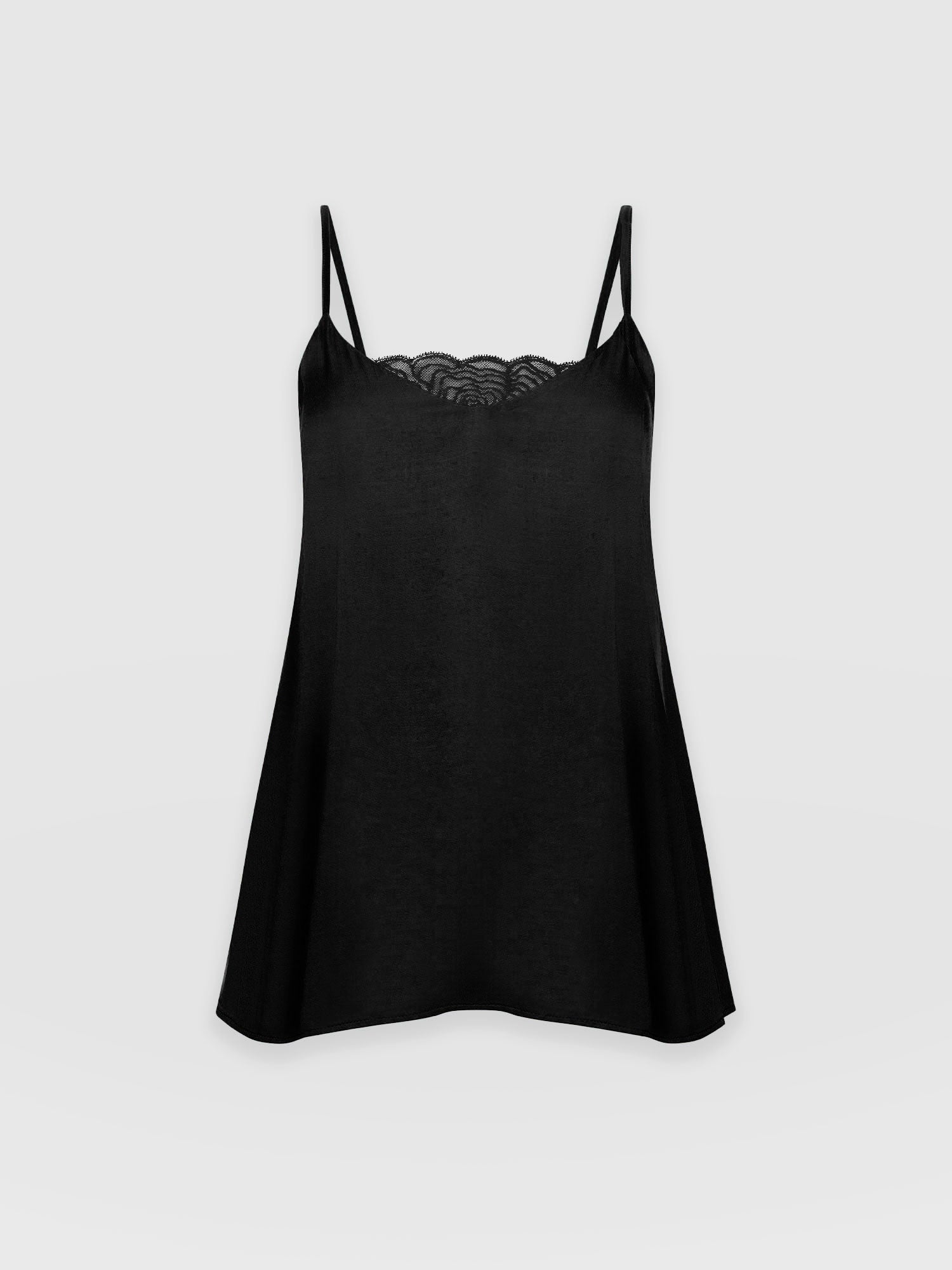 Mia Lace Cami Black - Women's Cami | Saint + Sofia® USA