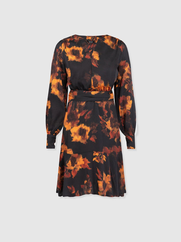 Mini Adaline Zip Up Dress - Autumn Floral - Women's Dresses | Saint + Sofia® USA