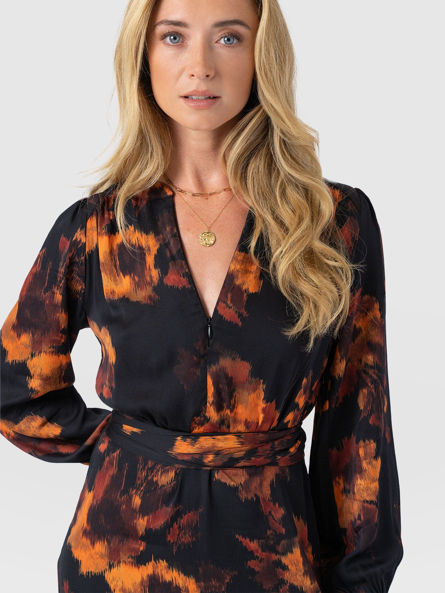 Mini Adaline Zip Up Dress - Autumn Floral - Women's Dresses | Saint + Sofia® USA